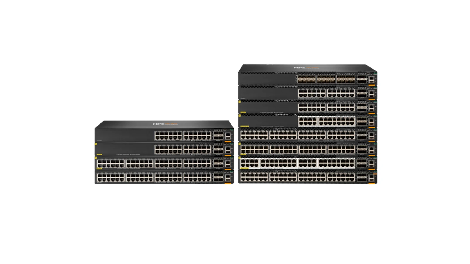 HPE Aruba Networking 6300M and 6300F enterprise switches, manufacturer product image