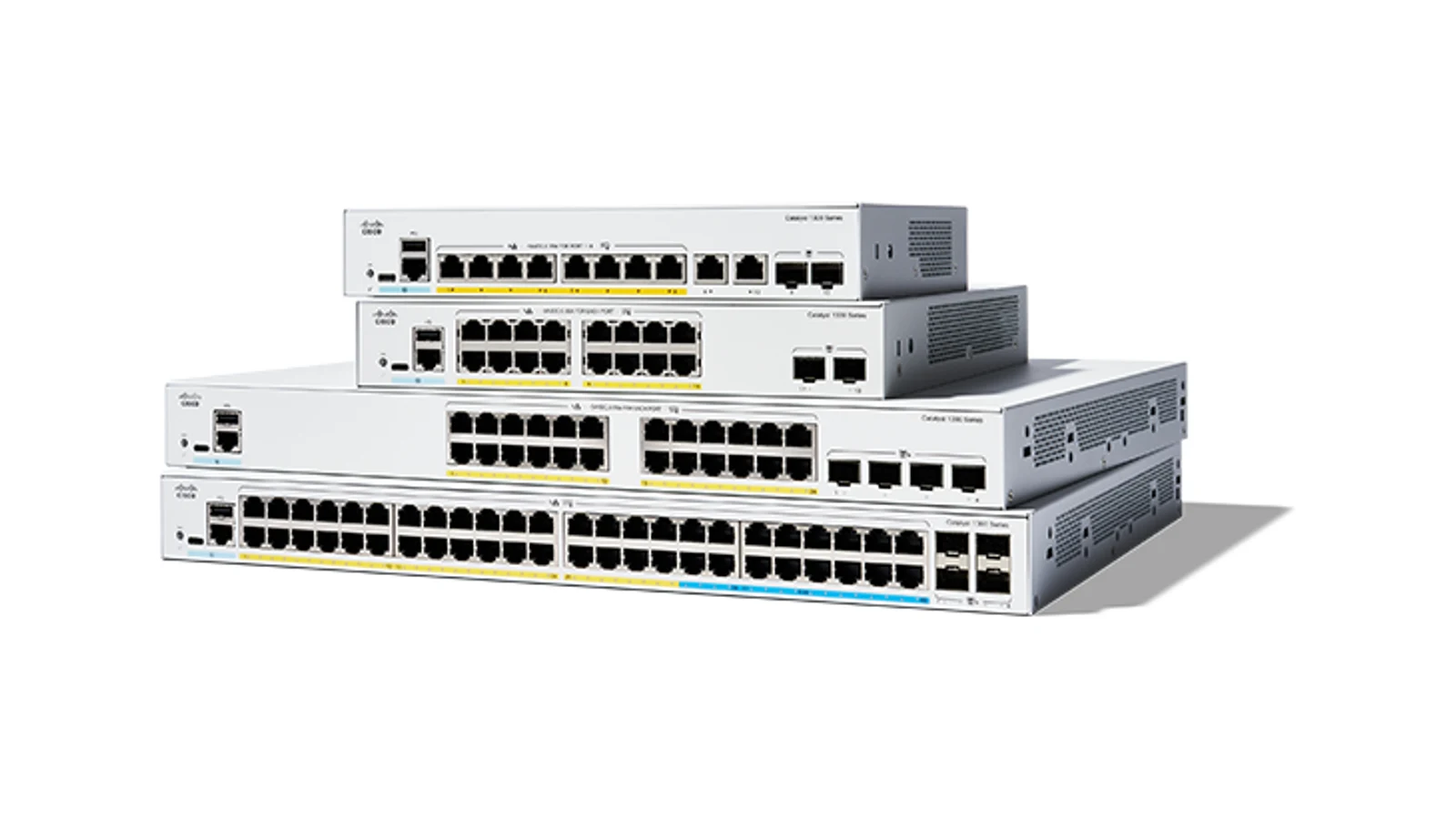 Cisco Catalyst 1300 managed switch family, manufacturer product image