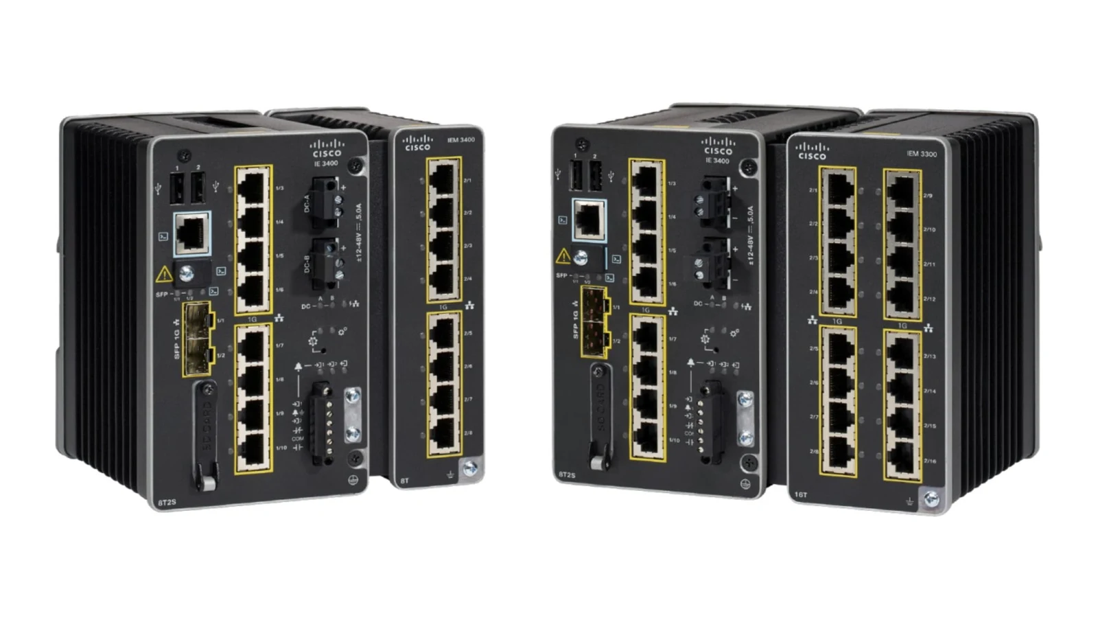 Cisco Catalyst IE3400 rugged industrial Ethernet switches, manufacturer product image