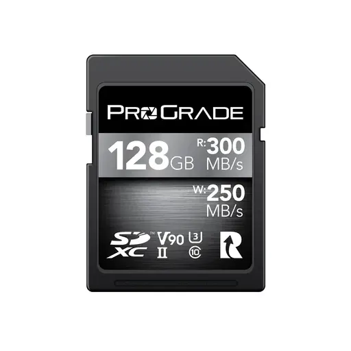 Prograde Digital SDXC UHS-II V90 300R Memory Card (128gb / 256gb)
