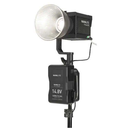 Nanlite V-Mount Battery Grip with 4-Pin XLR Connector for Forza 150