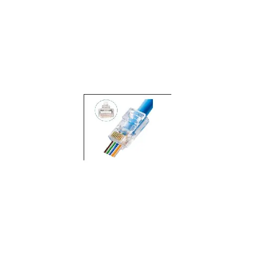 AD-Link RJ5PT1K (1,000pcs/pack) — RJ45 CAT5 8P8CR PASSTHROUGH