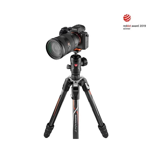 Manfrotto MKBFRTC4GTA-BH Befree GT Carbon fibre designed for α cameras from Sony