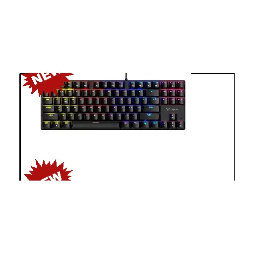 Rapoo GK500-87 One-year warranty — Backlit Mechanical Gaming Keyboarde