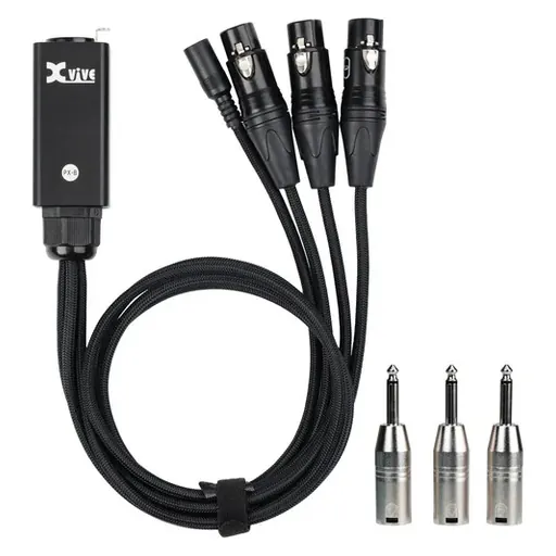Xvive Audio PX-B Three-Channel Snake for PX Personal Monitoring System