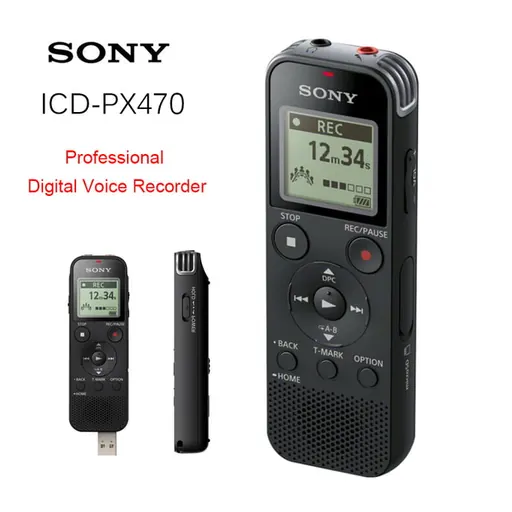 Sony ICD-PX470 Digital Voice Recorder with USB