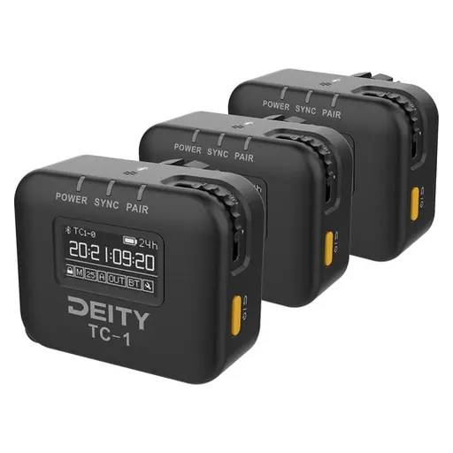 DEITY Microphones TC-1 Wireless Timecode Generator Box (Bluetooth, 2.4 GHz, 3-Pack)