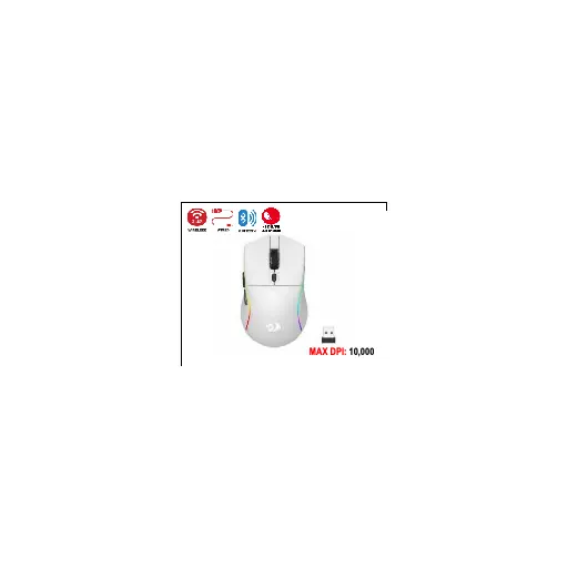 Redragon DEICIDE LITE (WHITE) RD (M816W-LIT) — •Adjustable (DPI up to 10,000)