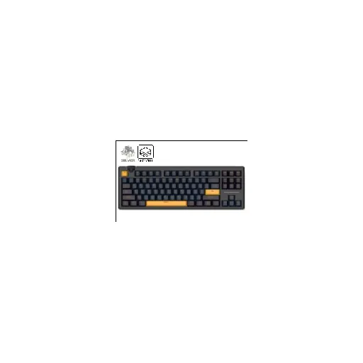 Redragon CYCLONE PRO (BLACK+BLUE+YELLOW) RD (K716BLY-RGB-PRO) 87 KEYS 80% LAYOUT DESIGN — •80% TKL Layout