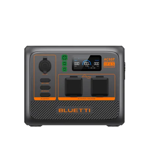 Bluetti AC60P Portable Power Station | 600W 504Wh
