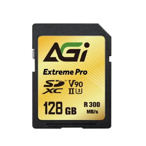 AGI 128GB Extreme Pro SE238 V90 SDXC Card