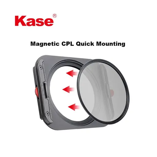 Kase K8 Filter Holder with Magnetic CPL
