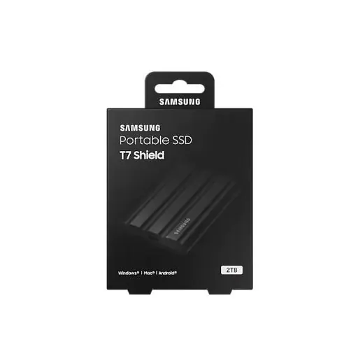 Samsung T7 Shield 2TB Rugged Portable SSD (Black)
