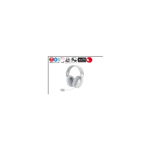 Redragon LUCE (WHITE) RD (H888W) — •Virtual 7.1 Surround Sound, over-ear headset, breathable