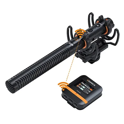 Comica Audio VM40 Wireless Shotgun Microphone System (2.4 GHz)