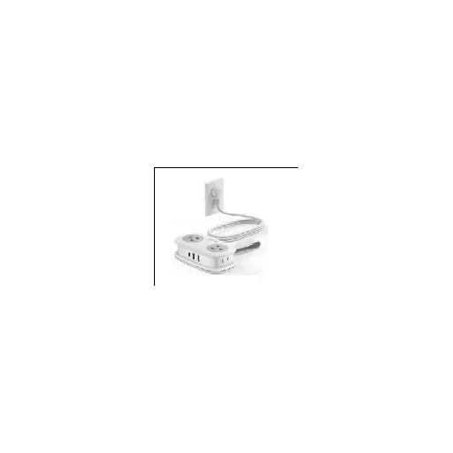 Orico AP3-4A2U1C-US-WH-EP (White) — AC Outlet: 4 ×AC
