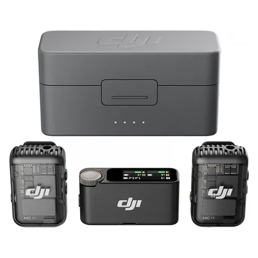 DJI Mic 2 2-Person Compact Digital Wireless Microphone System/Recorder for Camera & Smartphone (2.4 GHz)