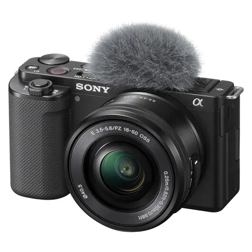Sony ZV-E10 Mirrorless Camera with 16-50mm Lens (Black)