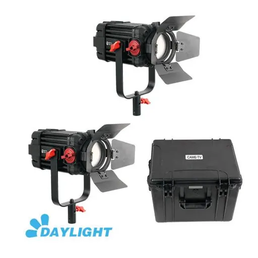 Came-Tv Boltzen 100w Fresnel Focusable LED Daylight 2pcs Kit
