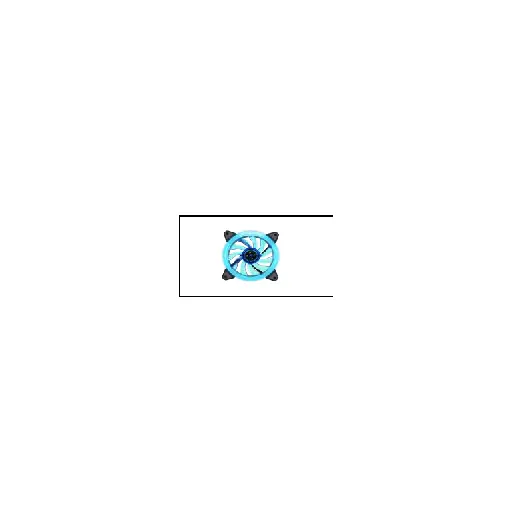 Coolman 12CM SINGLE FAN (BLUE LED) — • Fan Size: 12cm