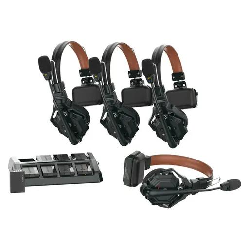 Hollyland Solidcom C1 Pro-4S-DH - 4 Person Noise-Cancelling Headset Intercom Double-Ear