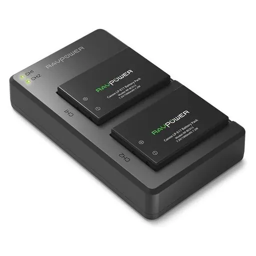 Ravpower Canon LP-E17 2pcs Battery + Charger