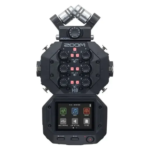 Zoom H8 8-Input / 12-Track Portable Handy Recorder