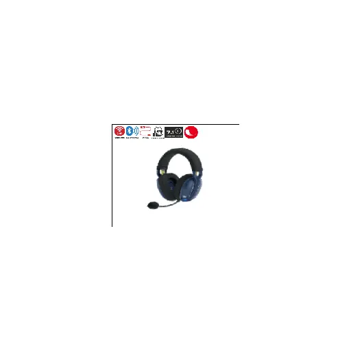 Redragon SKULD PRO (BLACK+BLUE) RD (H878BB) — •Virtual 7.1 Surround Sound, over-ear headset, breathable