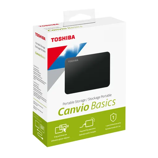 Toshiba Canvio® Basics 1TB Portable External Hard Drive