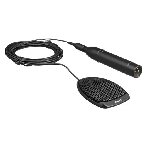Shure MX391 Microflex Omnidirectional Boundary Microphone (Black)