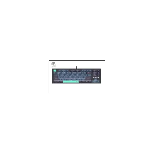 Redragon BES (BLUE+GREEN+BLACK) RD (K611-BGB) 87 KEYS 80% LAYOUT DESIGN — Laptop