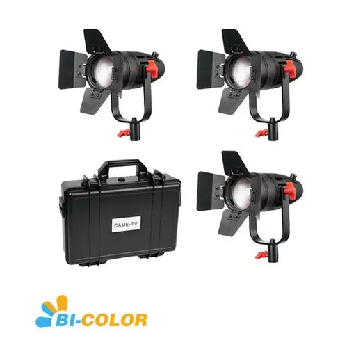 Came-Tv Boltzen 30w Fresnel Fanless Focusable LED Bi-Color 3pcs Kit