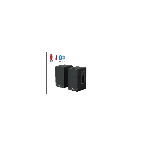 Redragon MOUTHPIECE 2.0 (BLACK) RD (GS813) — •2.0 bookshelf speaker 10W+10W powered PC gaming desktop