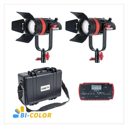 Came-Tv Q-55S Boltzen 55w High Output Fresnel Focusable LED Bi-Color 2pcs Kit