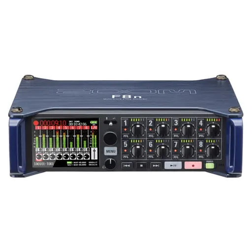 Zoom F8n 8-Input / 10-Track Multi track Field Recorder