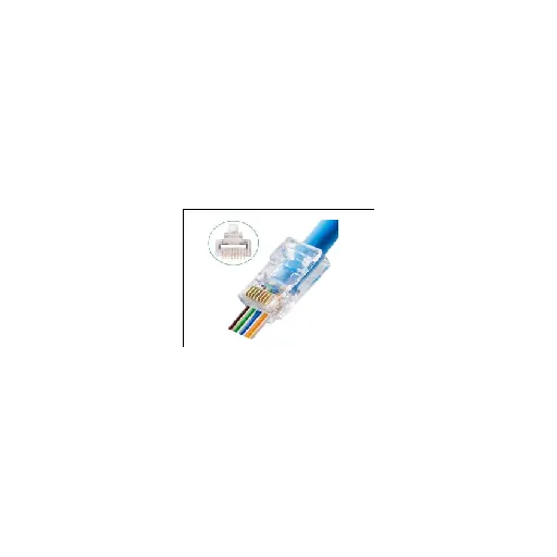 AD-Link RJ5PT1H (100pcs/Box) — RJ45 CAT5 8P8CR PASSTHROUGH