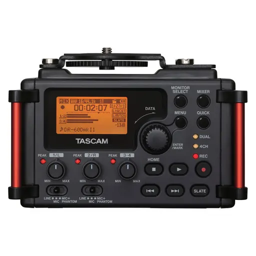 Tascam DR-60DmkII 4-Input / 4-Track Multitrack Field Recorder