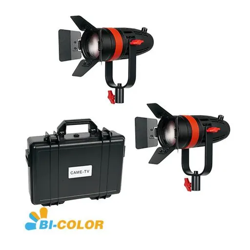 Came-Tv Boltzen 55w Fresnel Focusable LED Bi-Color 2pcs Kit