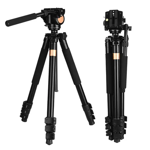 QZSD Q640 Heavy Duty 20kg Capacity Fluid Head Tripod