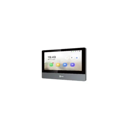 Hikvision DS-KH8350-WTE1 — Reddot award 2017 winner 7“ Touch-Screen Indoor Station, 7-inch Colorful IPS LCD, display resolution: 1024 * 600; 10/100