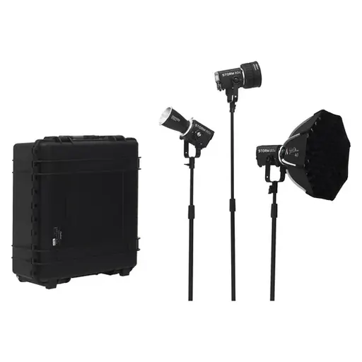 Aputure Storm 80c LED Monolight 3-Light Kit