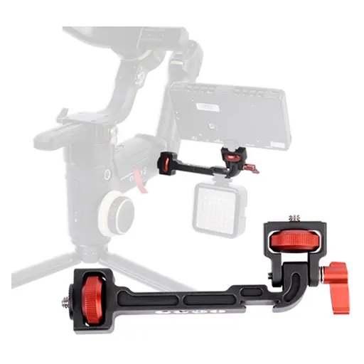 DigitalFoto Groot II Rotatable Monitor Bracket with Smartphone Clamp for Gimbals