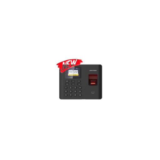 Hikvision DS-K1A802AEF-B — 2.4 inch LCD Display Fingerprint Time Attandence Terminal, Built-in EM card reading module, Storage with 3,000 cards, 3,