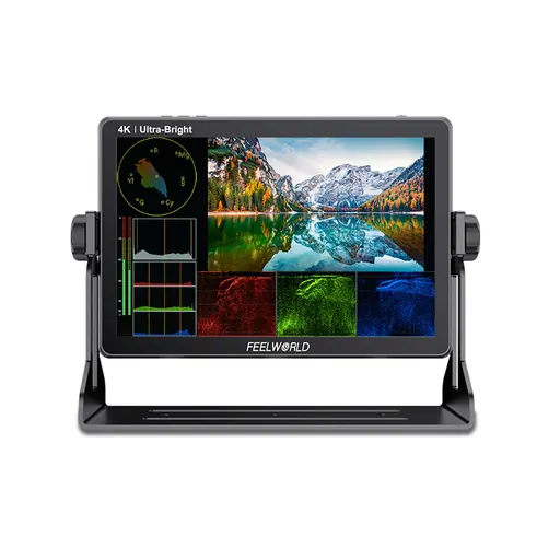 Feelworld LUT11S 10.1 Inch 2000nit Touchscreen DSLR Camera Field Monitor 3G SDI 4K HDMI Input Output