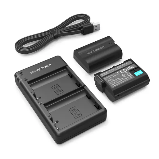Ravpower Nikon EN-EL14 2pcs Battery + Charger