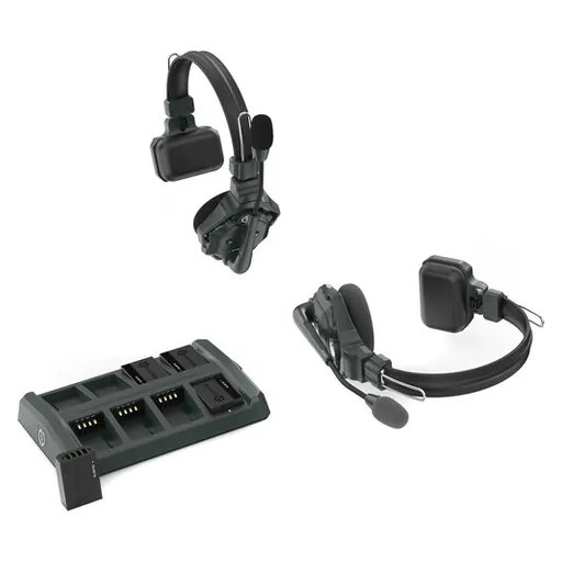 Hollyland Solidcom C1-2S Full-Duplex Wireless DECT Intercom System with 2 Headsets (1.9 GHz