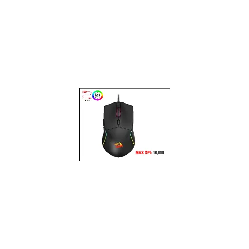 Redragon NAGA (BLACK) RD (M730-RGB) — •Adjustable (DPI preset level 400 / 800 / 1600 / 2400 / 3200 up
