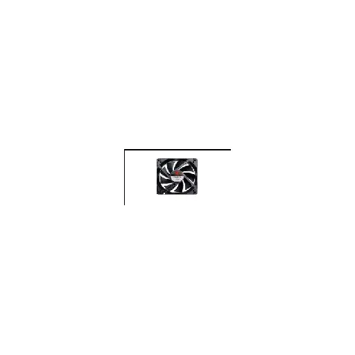 Coolman 12CM SINGLE FAN (BLACK) — • Fan Size: 12cm