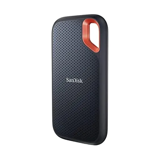Sandisk 1TB Extreme Portable SSD - Up to 1050MB/s - USB-C, USB 3.2 Gen 2 - External Solid State Drive - SDSSDE61-1T00-G25