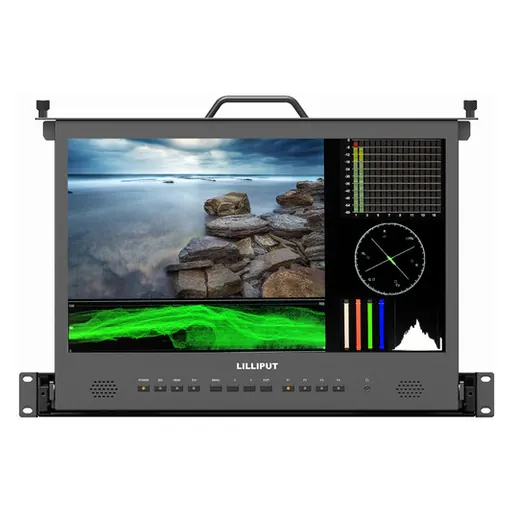 Lilliput RM-1730S 17.3" Full HD 3G-SDI/HDMI Pullout Rackmount Monitor (1 RU)